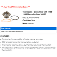 thumbnail image 2 of Thermostat - Compatible with 1988 - 1993 Mercedes-Benz 300SE 1989 1990 1991 1992, 2 of 2