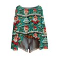 thumbnail image 2 of Chandails d'Hiver Grande Taille pour Femmes Mode Décontractée Imprimé de Noël Chandail à Manches Longues Vert TTTG, 2 of 4