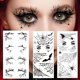 thumbnail image 1 of wonima02 4 Pairs Halloween Eye Shadow Stickers Eyeliner Decals Spider Web Skull Bat Temporary Tattoo Stickers Face eye Makeup Stickers for Women Girls Halloween Masquerade Party., 1 of 1