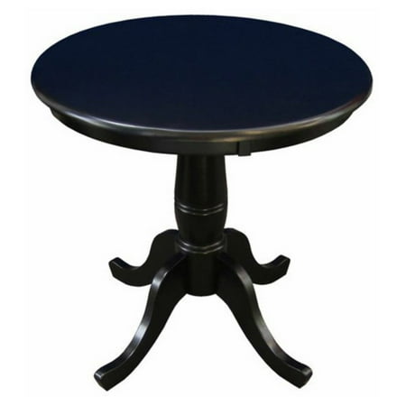 - International Concepts Oakdale 30 in. Round Top Pedestal Dining Table