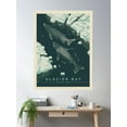 thumbnail image 2 of Glacier Bay National Park Poster Wall Art, Modern Wall Decor, 12x18 UNFRAMED, 2 of 3