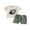 Beige, variant on BemeyourBBs Toddler Baby Boy Football Outfit Infant Baby Boys Summer Clothes Short Sleeve Soccer Graphic T-Shirt and Solid Color Drawstring Pockets Shorts Set Toddler Boys Summer Outfit