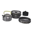 thumbnail image 4 of LOVIVER 3Pcs Camping Cooking Set Camping Cookware Mess Kit for Picnic Outdoor Hiking Black, 4 of 8