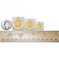 thumbnail image 2 of 14K Gold Our Lady of Lourdes Religious Medal - 14k Yellow Gold- 3/4 Inch X 3/4 Inch, 2 of 2