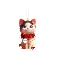 thumbnail image 6 of BOBOMOTI Valentines Day Decor Sweet Rose Cat Ornament for Xmas Valentine's Day Home Decorations, 6 of 6