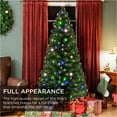 thumbnail image 2 of Best Choice Products 6ft Pre-Lit Fiber Optic Artificial Pine Christmas Tree w/ 230 Multicolored LED Lights, 8 Sequences, 2 of 7