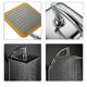thumbnail image 4 of 360 Swivel Joint 9 Inch Square Rainfall Overhead Shower Head Ionic Filtration High Pressure Saving Water Handheld Shower Autumn And Winter, 4 of 4