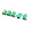 5Pcs Green Aluminum Chassis Mount Wire Wound Power Resistors 25W 8.2ohm