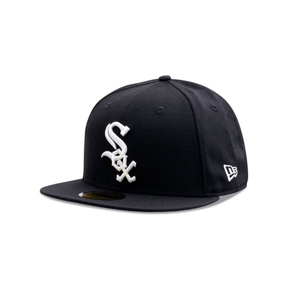 New Era MLB Chicago White Sox Wool 59Fifty Fitted Baseball Cap - Black/White