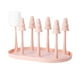 thumbnail image 1 of Escurridor de vasos rosa, soporte para botellas de vidrio, tazas, organizador de vasos, base antideslizante, almacenamiento para encimera, cocina, uso doméstico., 1 of 6
