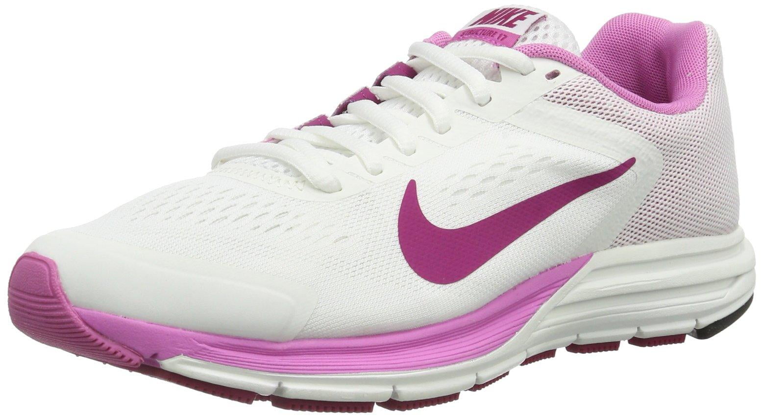 NIKE Zoom Structure+ 17 Ladies Running Shoes White/Purple -