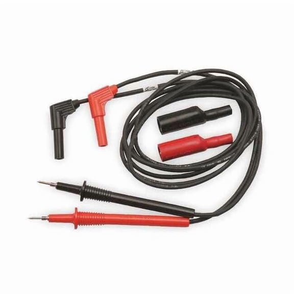 Simpson Electric TestLeads,Blk/Rd,1000V,Silicone,4ft,PR 00043