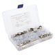 thumbnail image 3 of Kit de clavijas para estantes de 6 estilos, 160 piezas, clavijas para estantes de muebles de gabinete de RV, kit de clavijas de soporte de estante de níquel, funcionalidad inteligente, 3 of 9