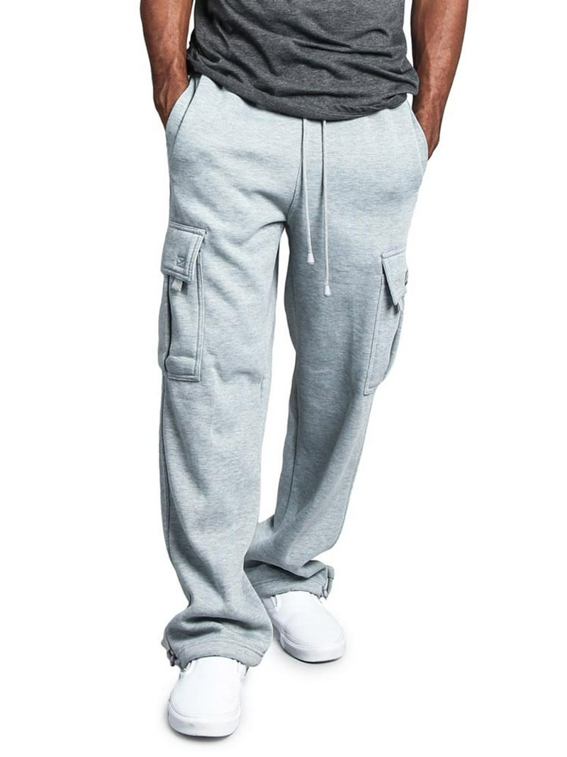 G-Style USA Men's Heavyweight Fleece Cargo Sweatpants