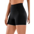 thumbnail image 1 of Shorts CRZ YOGA Medium Negro 4" Cintura Alta Spandex, 1 of 7