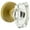 Satin Brass, variant on Viaggio Clomltsta_Dd Motivo Solid Brass Non-Turning Two-Sided Dummy Door Knob Set - Chrome