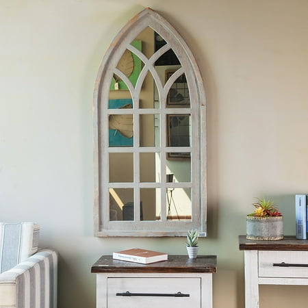Winsome House Cathedral Window Wall Mirror 23 6w X 47 24h In