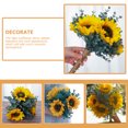 thumbnail image 5 of Sunflower Bridal Bouquet Artificial Wedding Bride, 5 of 8