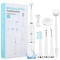 thumbnail image 1 of Set de limpieza dental, set de limpieza dental para el cuidado dental en casa, 2 cabezales y 3 modos, recargable por USB, 1 of 7