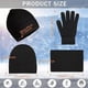 thumbnail image 2 of 3 Pza Gorro Bufanda Guantes Cuello Invierno Para Frío Unisex, 2 of 8