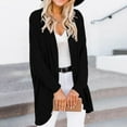 thumbnail image 3 of Women‘s Bat Sleeve Cardigan Sweater Solid Color Long-sleeve Sweater Jacket, 3 of 6