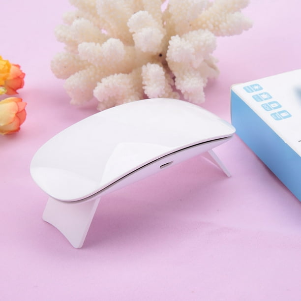 Ejoyous Manicure 6W Mini Nail Dryer USB Folding Mouse Shape UV LED Gel Curing Nail Art Light Lamp, UV Nail Lamp, Mini Nail Dryer