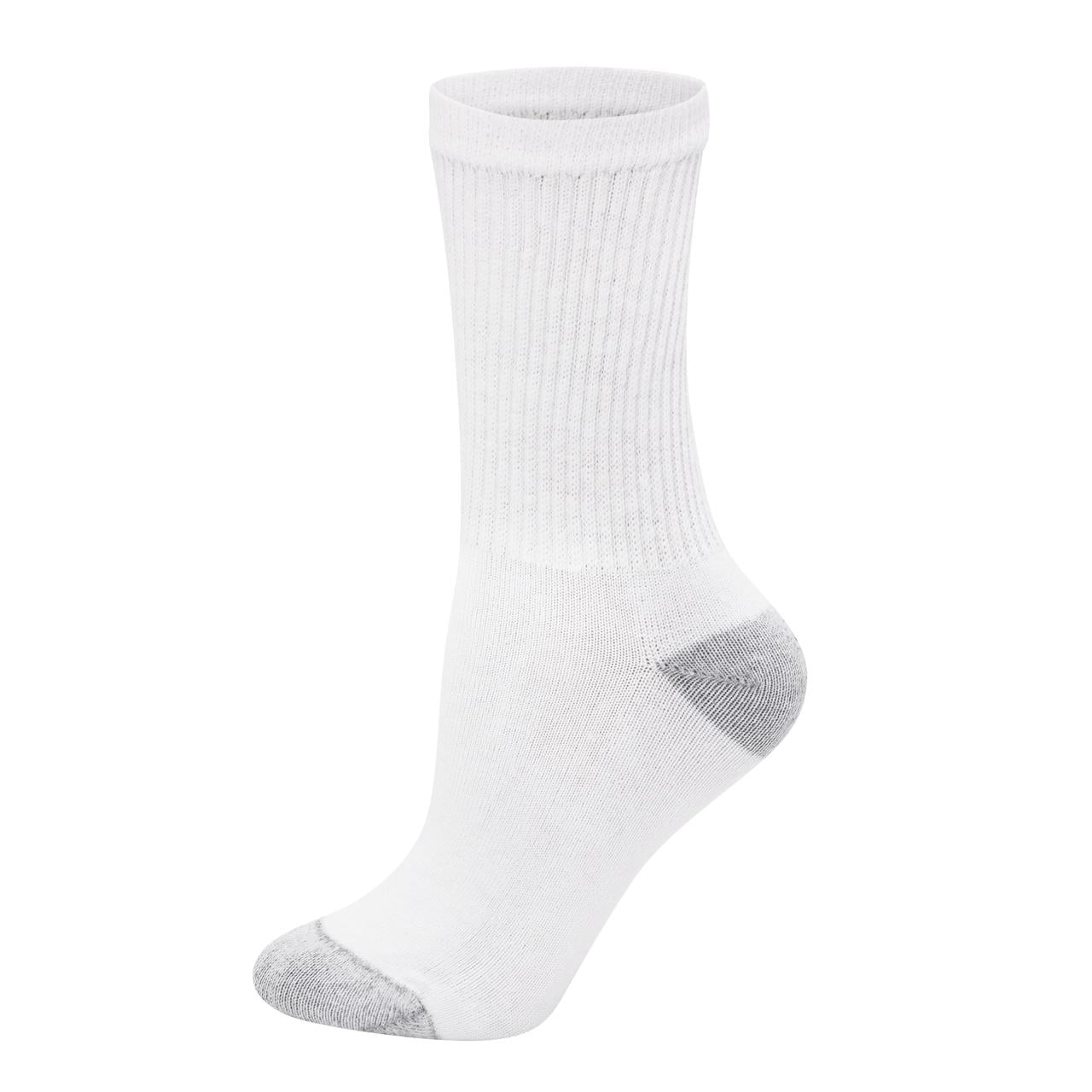 Hanes Women's Crew Socks, Cushioned, 10-Pack, Size 5-9