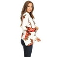 thumbnail image 3 of Women's Classic Draped Open Front Blazer Casual Workwear Long Sleeve Jacket, 3 of 5