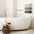 thumbnail image 4 of Sorbus Wall Mounted Towel Rack Holder for Bathroom, Metal White (2-Pack = 6 Tier/Shelves), 4 of 6