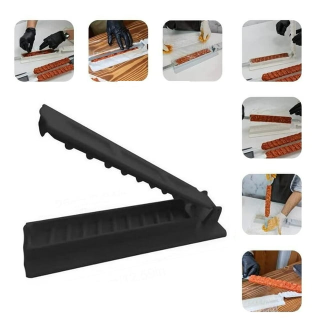 Herramienta para pincho de barbacoa | Brocheta de parrilla exterior de acero inoxidable y plástico | Fácil limpieza | Duradero | Para carne, mariscos, verduras | Ideal para reuniones familiares y