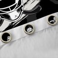 thumbnail image 4 of Homewish Ice Hockey Blackout Curtains Set of 2 (52x84 Each),Boys Ball Game Window Curtains,Gray Black Curtains and Drapes For Boys Teens,Ultra Soft Home Decor, 4 of 6