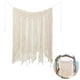 thumbnail image 3 of Decoración de boda bohemia, pancarta de macramé de estilo rústico moderno, algodón sostenible para decoración de sala de estar (80 x 115 cm), 3 of 8