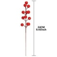 thumbnail image 3 of 24Pcs Fake Red Berries Decoration Artificial Fruit Cherry for Xmas Display, 3 of 9