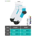 thumbnail image 4 of BadPiggies 5 Pairs Plantar Fasciitis Compression Socks for Men Women Sports Hiking Workout Fitness Exercises Sock Relieves Heel Pain Arch Ankle Foot Heel Spurs, L/XL, 4 of 7