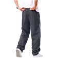 thumbnail image 5 of THNCYX Men's Wide Leg Track Pants With Side Stripe Elastic Waistband And Long Drawstring Loose Fit Athletic Pant S-2XL, 5 of 5
