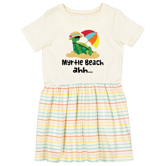 Inktastic Myrtle Beach South Carolina Girls Toddler Dress