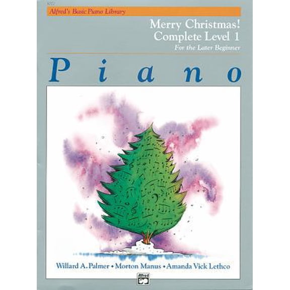 Pre-Owned Alfred's Basic Piano Library Merry Christmas! Complete, Bk 1: For the Later Beginner (Paperback) 073901594X 9780739015940