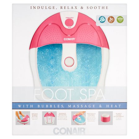 conair foot spa with massage bubbles and heat