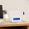thumbnail image 4 of Yuarrent Manténgase organizado con reloj Calendario con visualización de temperatura Presentación de diapositivas Reloj digital Reloj Alarma Electrodomésticos, 4 of 6