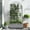 Gray, variant on MAYEERTY 71" x 35" Metal Raised Garden Bed with Trellis Planter Box for Climbing Plants, Black