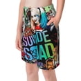 thumbnail image 5 of Suicide Squad Boy'S Swim Trunks Quick Dry Board Shorts Kids Beach Swim Shorts Bathing Suits Swimsuit, 5 of 7