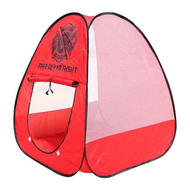 Traje de juego de rol para extinción de incendios con chaleco para niños de 4 a 6 años