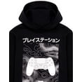 thumbnail image 2 of PlayStation Garçon Chandail à Capuchon Noir avec Logo de Manette Japonaise (13-14 Ans), 2 of 6