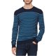 thumbnail image 2 of Suéter Calvin Klein Hombre Rayas Tres Tonos Azul Extra Pequeño, 2 of 2