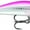 Pink Clown, variant on Rapala Ultra Light Minnow 04 Crankbait Shad