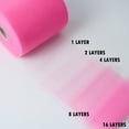 thumbnail image 2 of Craft And Party- Hot Pink 6" x 200 yards Tulle Roll Fabric Spool - Tutu Wedding Gift Craft Bow Decoration, 2 of 5