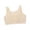 E051-Beige, variant on Growing Girls Removable Pad Soft Cup Bras Seamless Wire Free Bralette Comfortable Support Tweens Size 12-15 Years