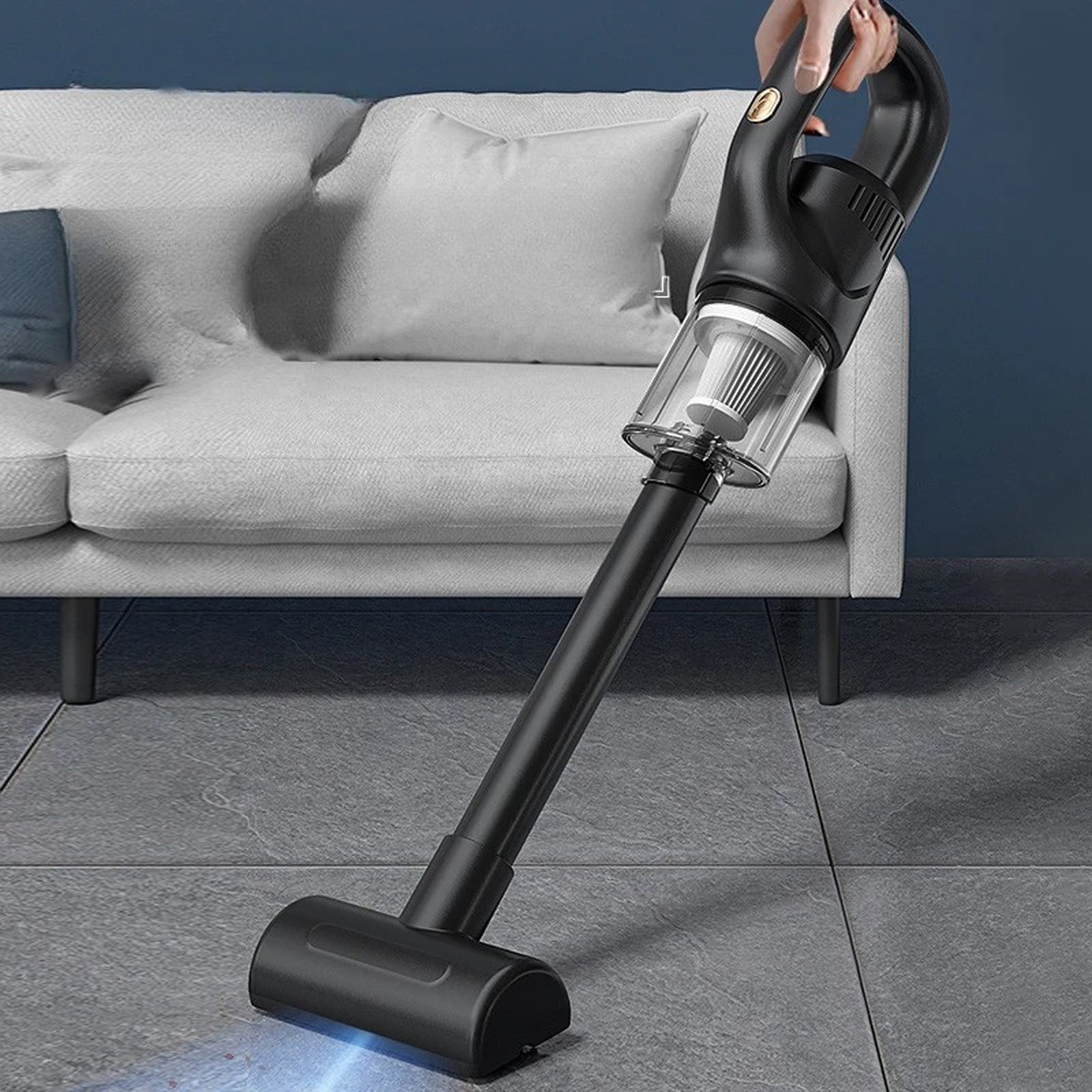 Bilqis Corded Vacuum Cleaner, Super Power Suction Stick Vacuum Cleaners for Home, 6-in-1 Lightweight Hard Floor Vacuum Removable Handheld Vac, Portable Vacuum for Pet Hair