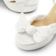 thumbnail image 5 of Sandalias de Tacón Grueso para Mujer DREAM PAIRS con Lazo Blanco, 5 of 7