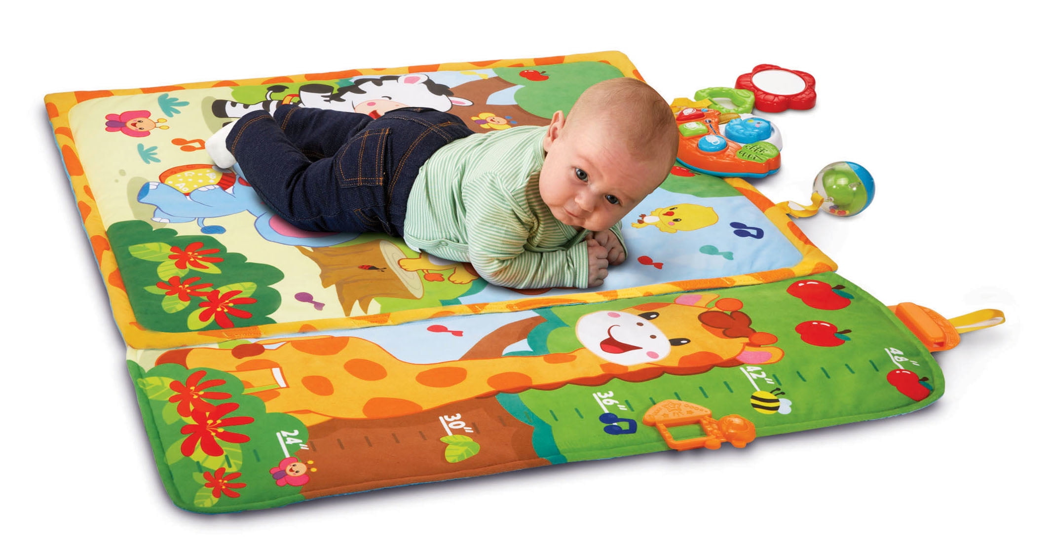 vtech giggle and grow jungle playmat